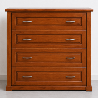 Kommode Serie Madeira – 90 × 40 × 100 cm aus massiver Buche